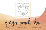 Ginger Peach Chai